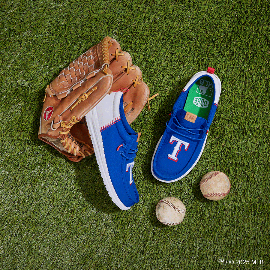 MLB Rangers Wally Funk – Rangers Royal/White - Image 2