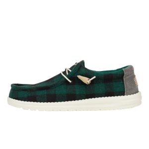 Wally Buffalo Plaid – Hunter Green