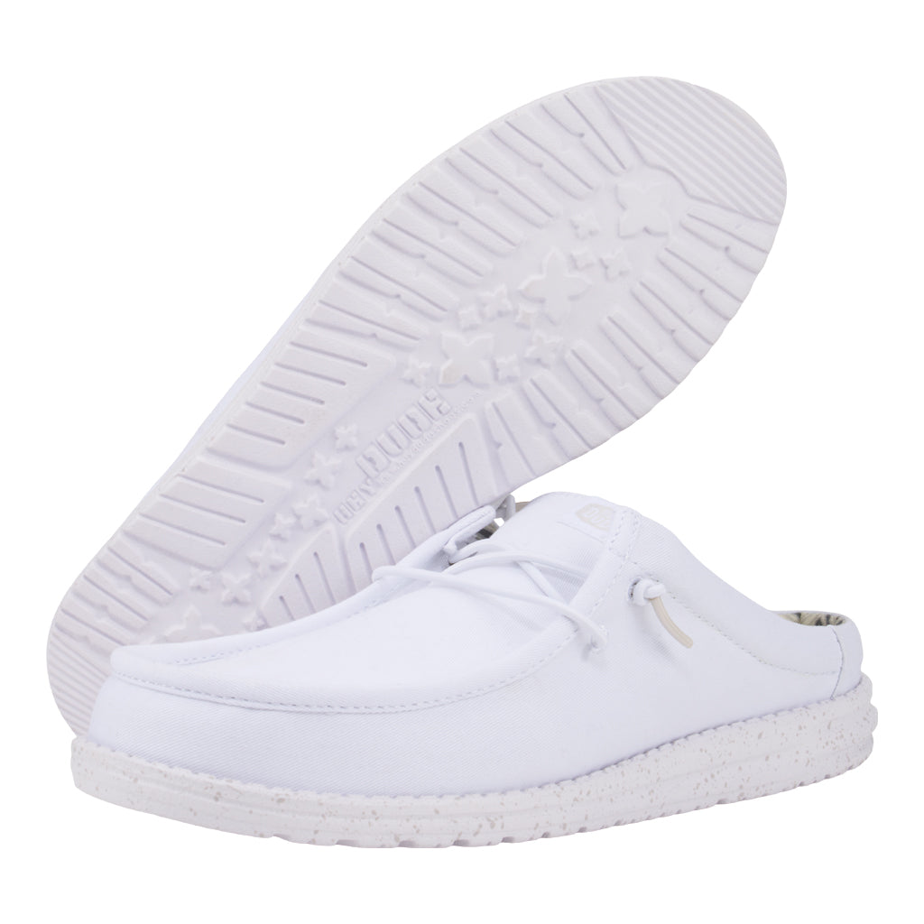 Wally Slip Stretch Canvas – White/White - Image 4