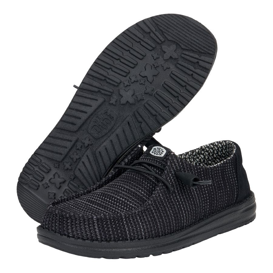 Wendy Stretch Sox – Black/Black - Image 4