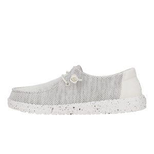 Wendy Stretch Sox Wide – Stone White