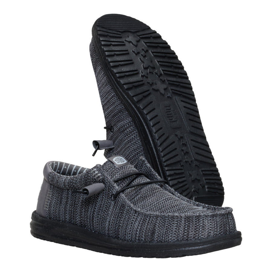 Wally Stretch Sox – Granite Grey/Black - Image 5