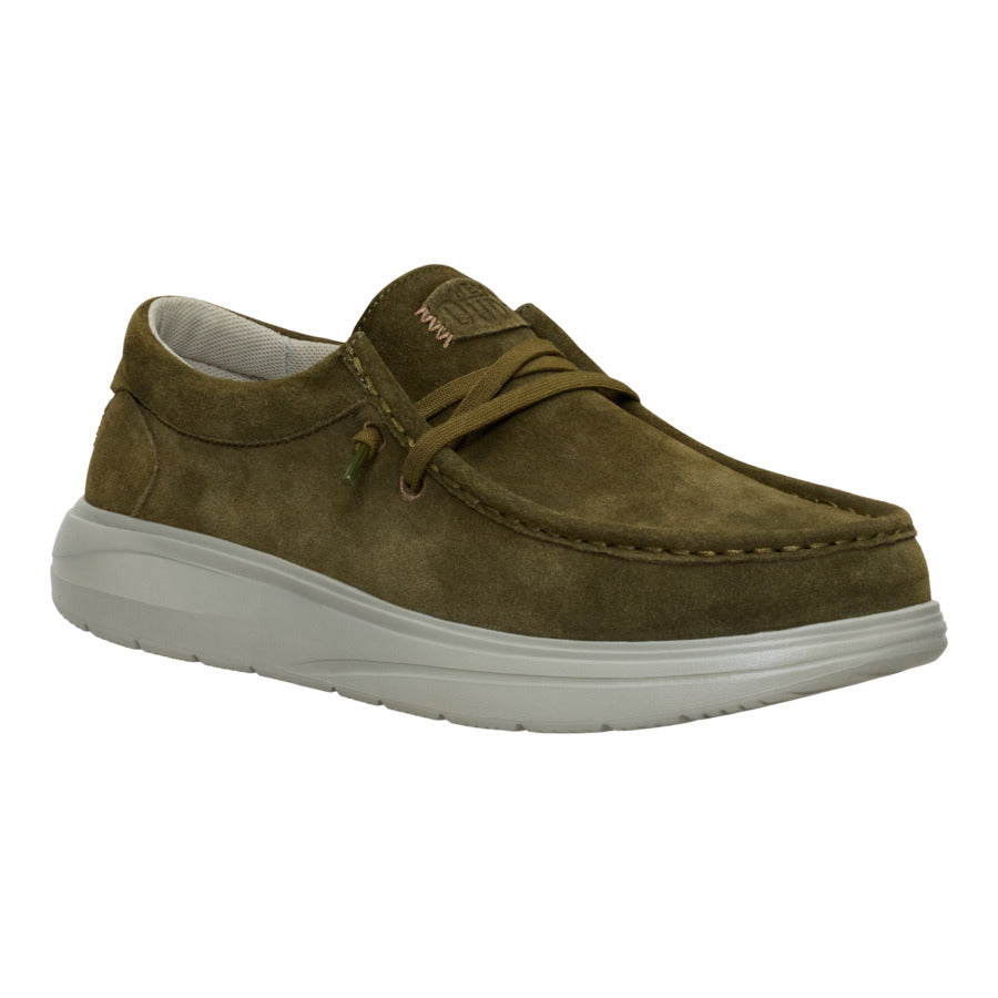 Wally Comf Suede – Dark Olive/Stone Grey - Image 9