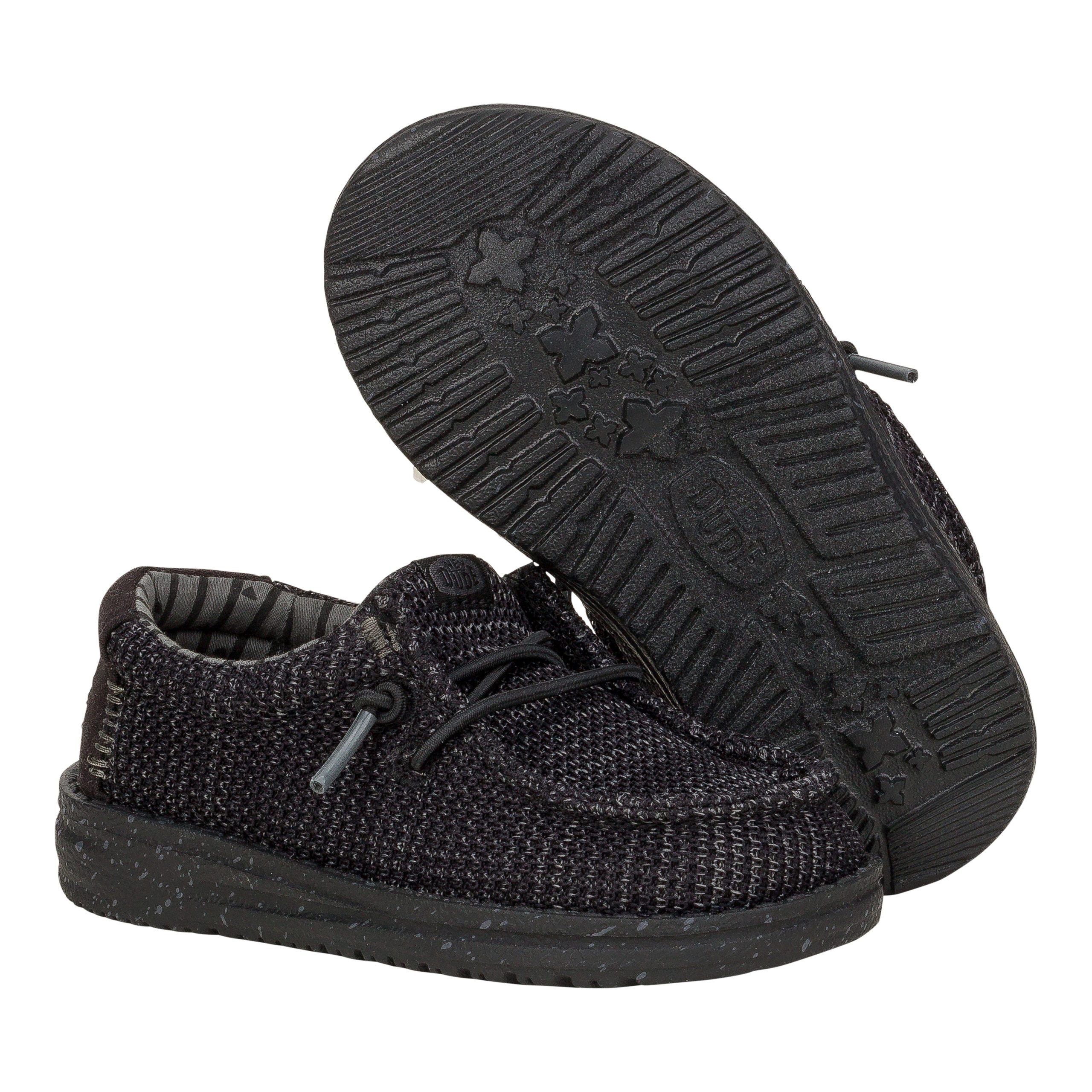 Wally Toddler Stretch Mesh – Black/Black - Image 3