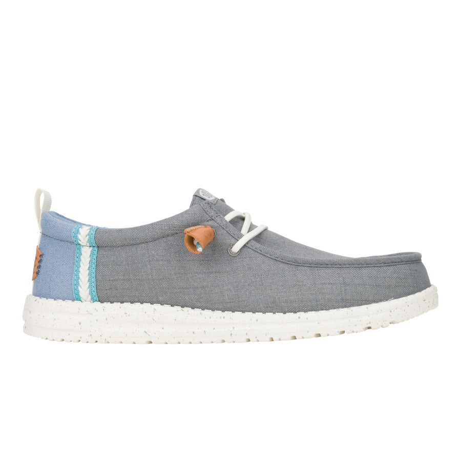 Wally Craft Linen – Monument Grey/Faded Denim - Image 8