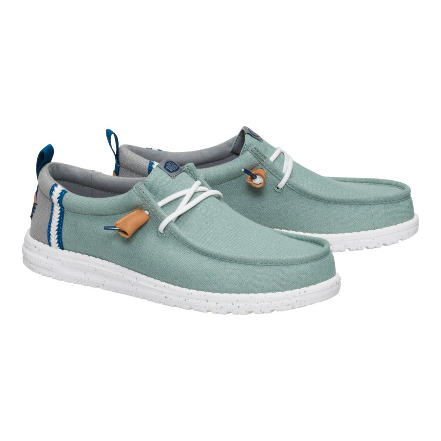 Wally Craft Linen – Iceberg Green/Moon Grey - Image 2