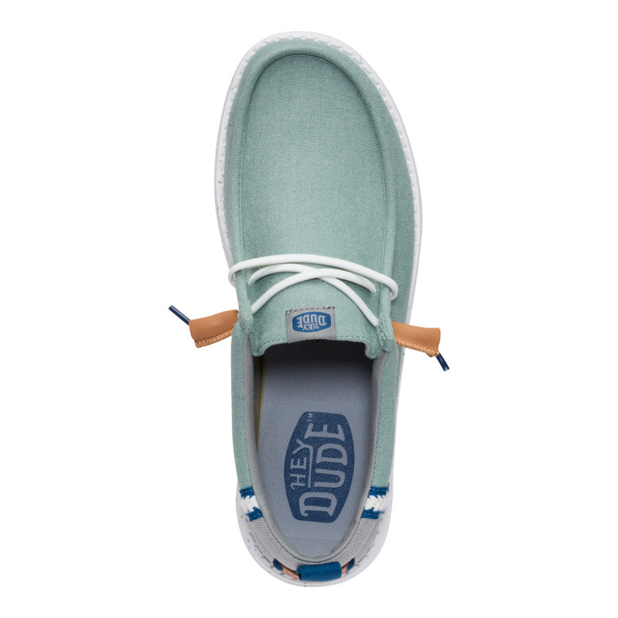 Wally Craft Linen – Iceberg Green/Moon Grey - Image 6