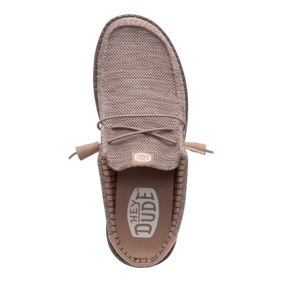 Wally Slip Stretch Sox – Deep Taupe/Chanterelle Tan - Image 6