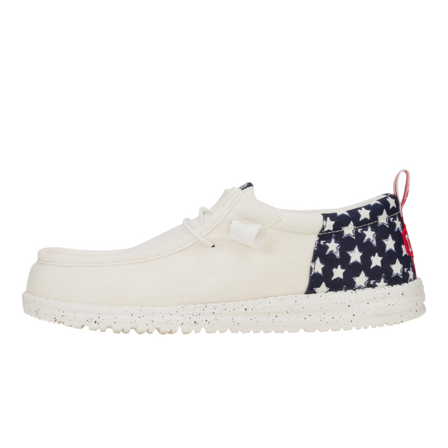 Wally Funk Americana Stars – White/Navy Blazer
