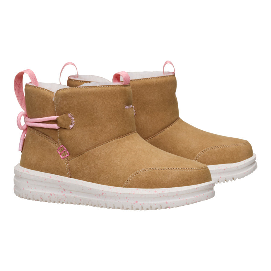Camden Bow Boot Youth Cozy – Chestnut - Image 2