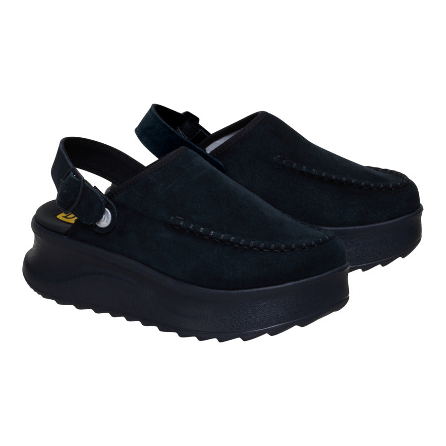 Delray Clog Suede – Black - Image 3