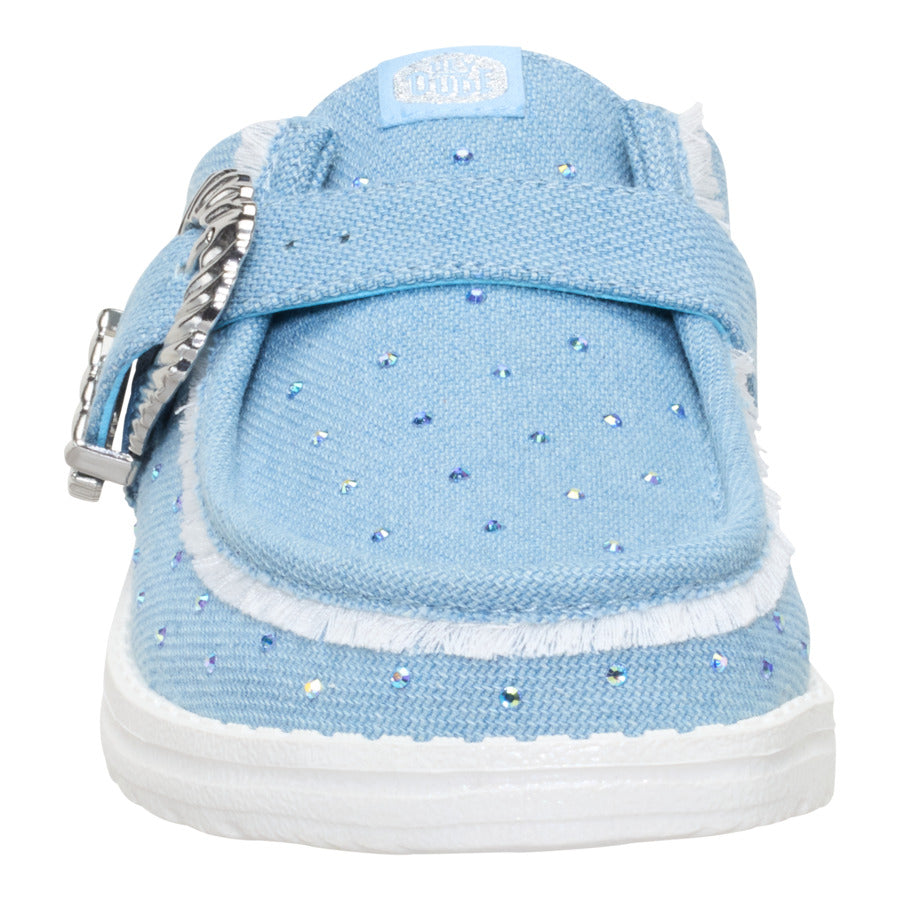 Wendy Slip Buckle Denim – Blue/Multi - Image 4