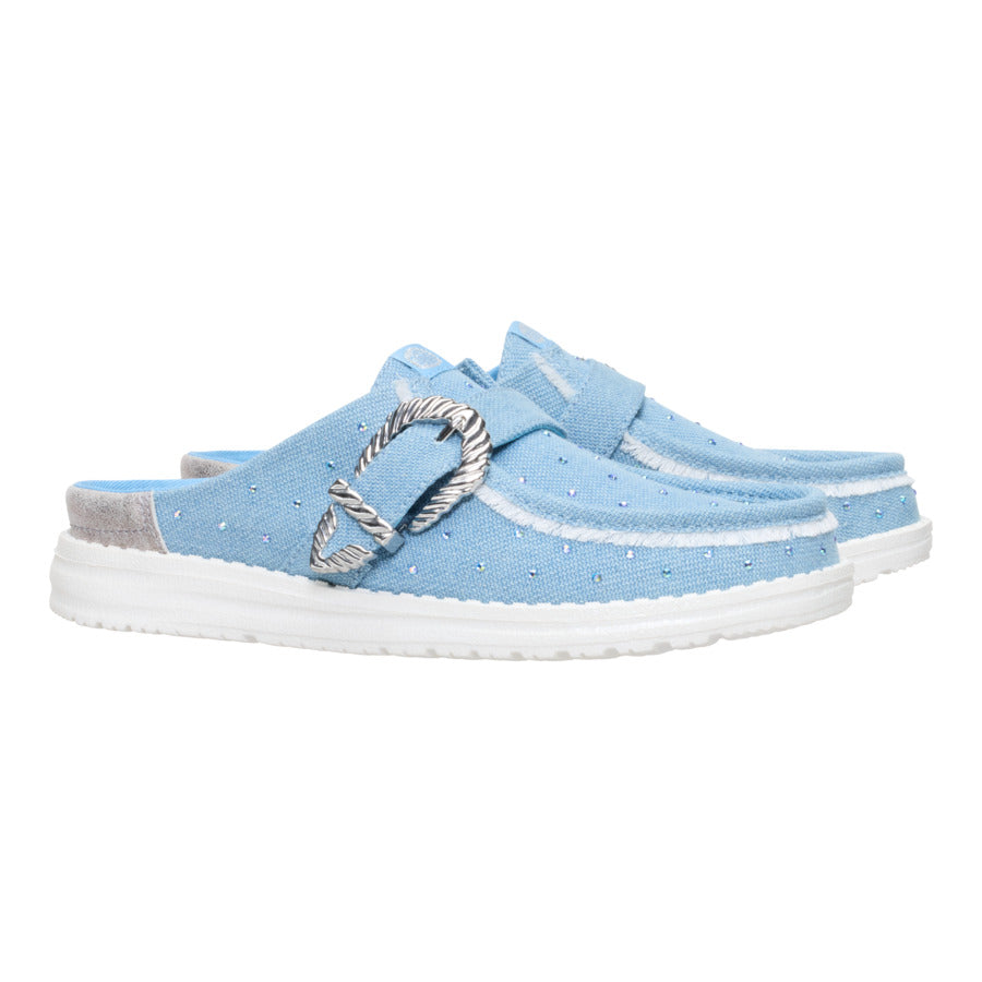 Wendy Slip Buckle Denim – Blue/Multi - Image 2