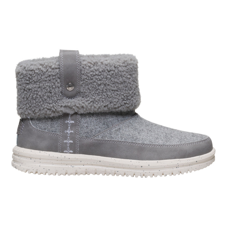 Camden Cuff Wool Cozy – Grey - Image 8
