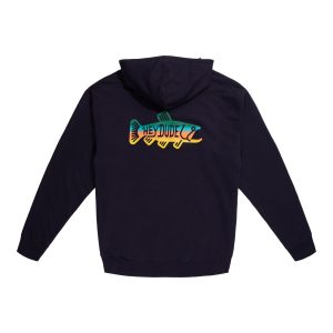 Modern Trout Hoodie – Navy