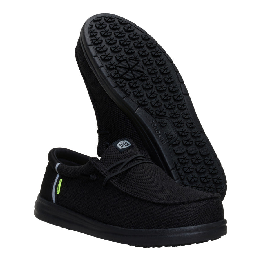 Wally Work Comp Toe Wide – Black/Black - Image 4