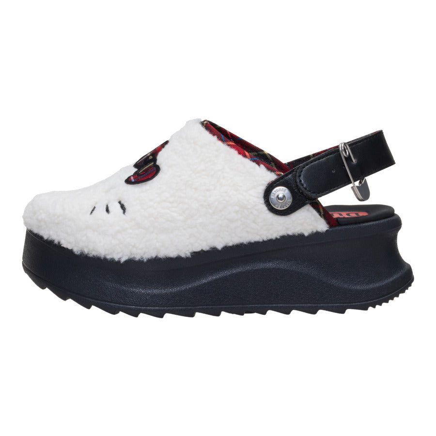 Hello Kitty Delray Clog – White/Black