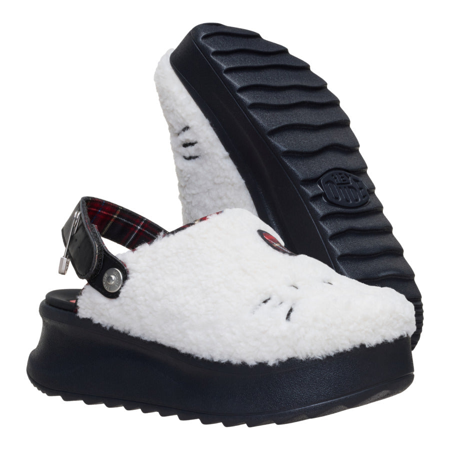 Hello Kitty Delray Clog – White/Black - Image 4