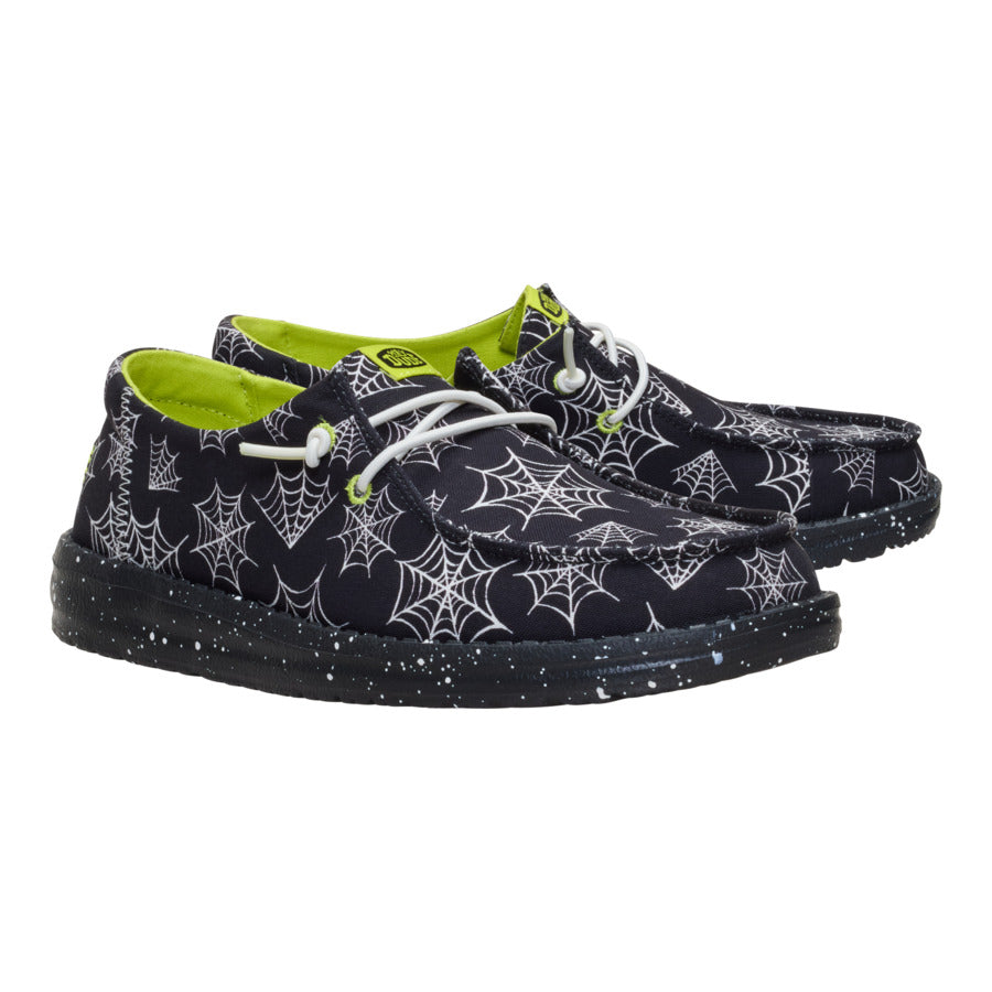 Wendy Spider Webs – Black/Black - Image 2